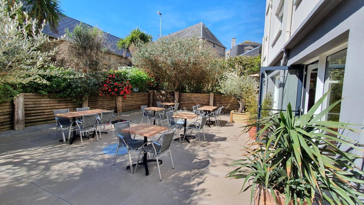 Hotel Les Pieux En Cotentin Exterior foto